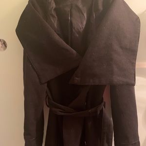 Charlotte Russe black trench coat
